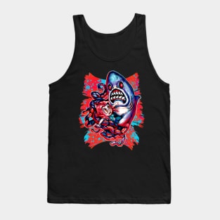 Sharktopus Attack ! Tank Top